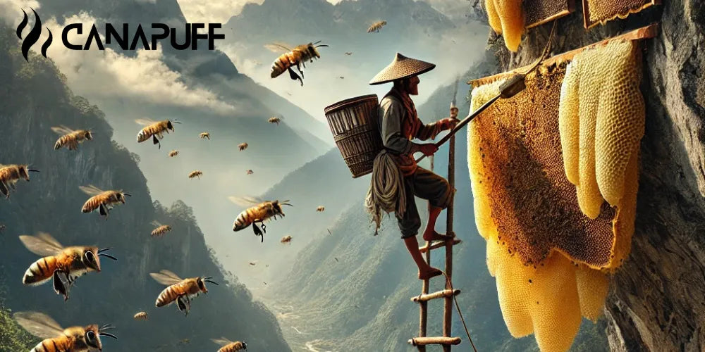 Mad Honey, Nepal honing, psychedelische effecten, honing oogsten
