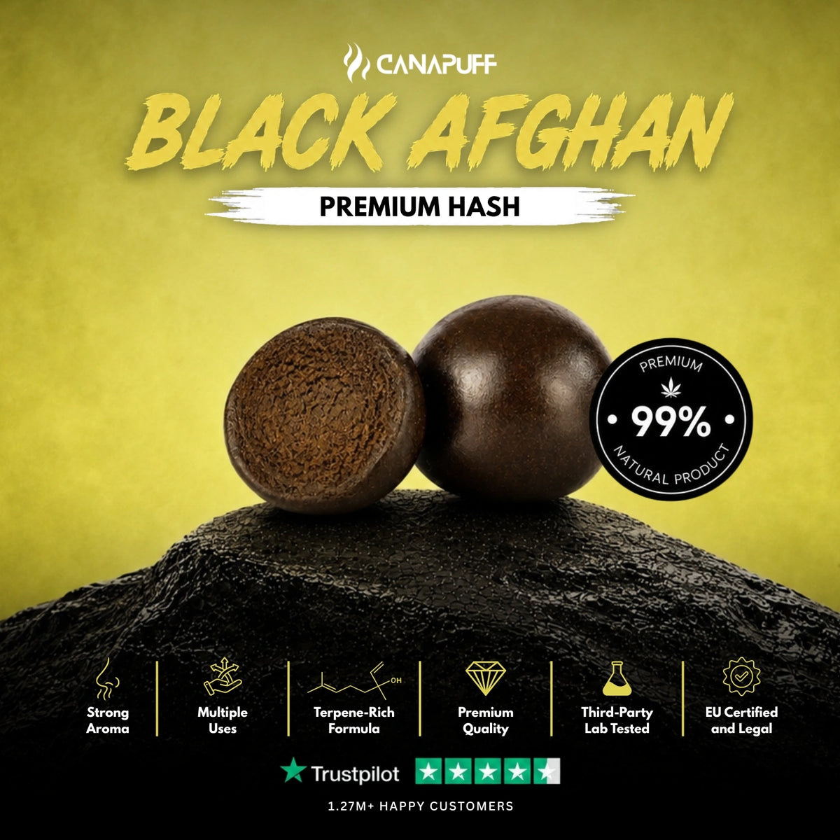 Black Afghan Hash – hasj, foto 2