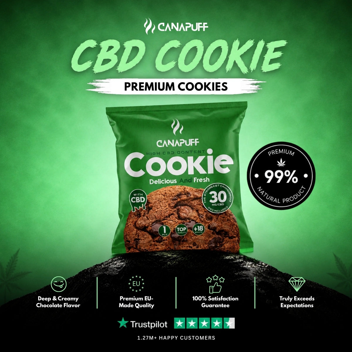 CBD Cookies – koekjes, foto 2