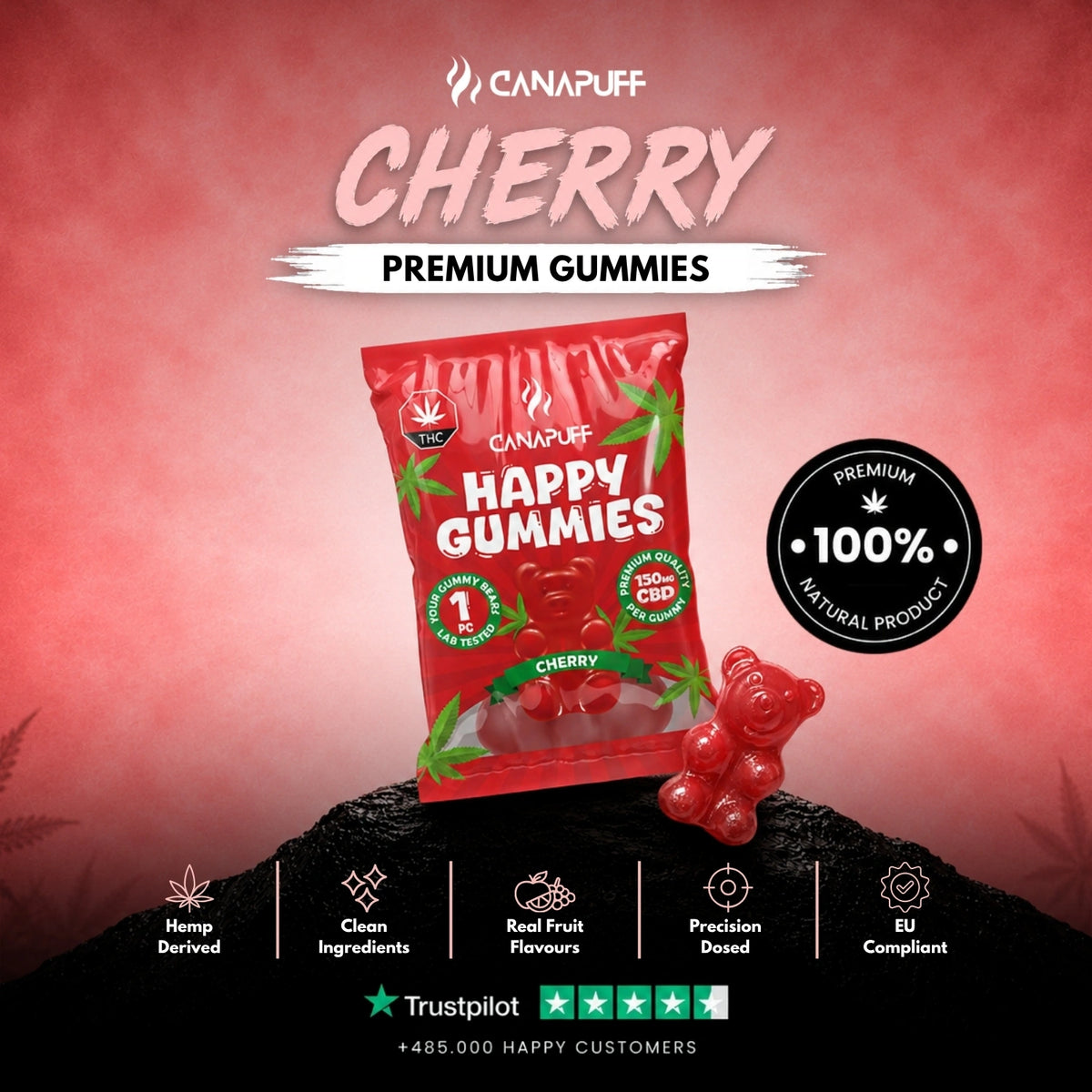 CBD Gummies Cherry – gummies, foto 2