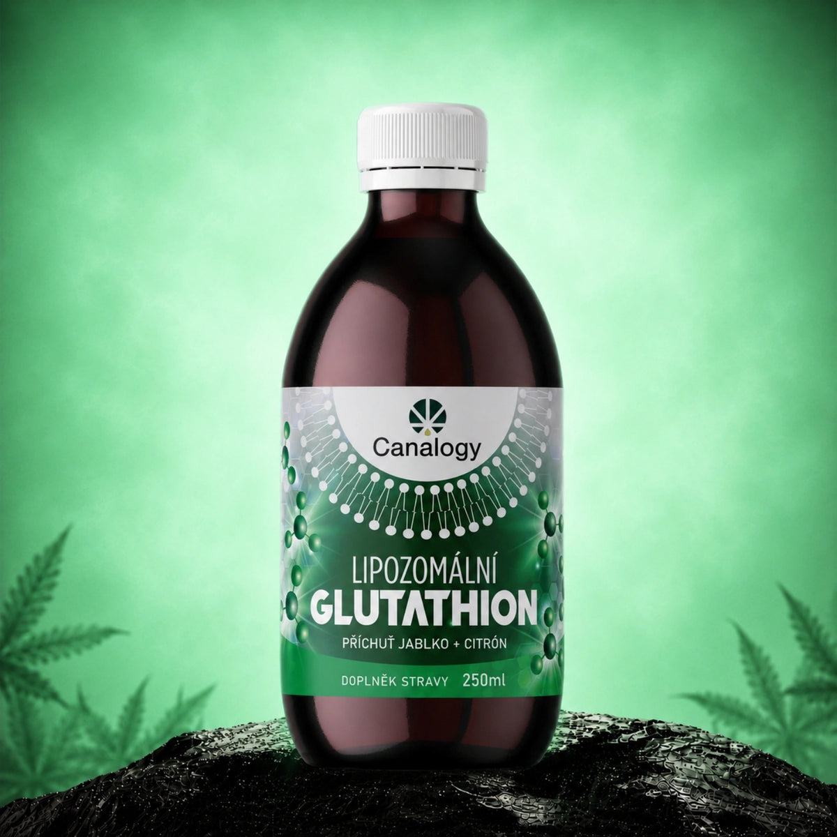 CBD liposomaal glutathion – supplementflesje