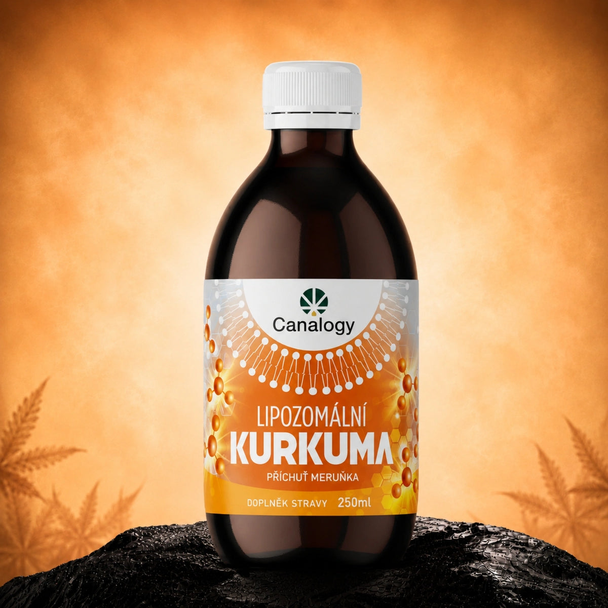 CBD liposomale curcumine – supplementflesje