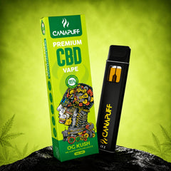 Canapuff CBD Vape OG Kush 95% 1ml wegwerpvape