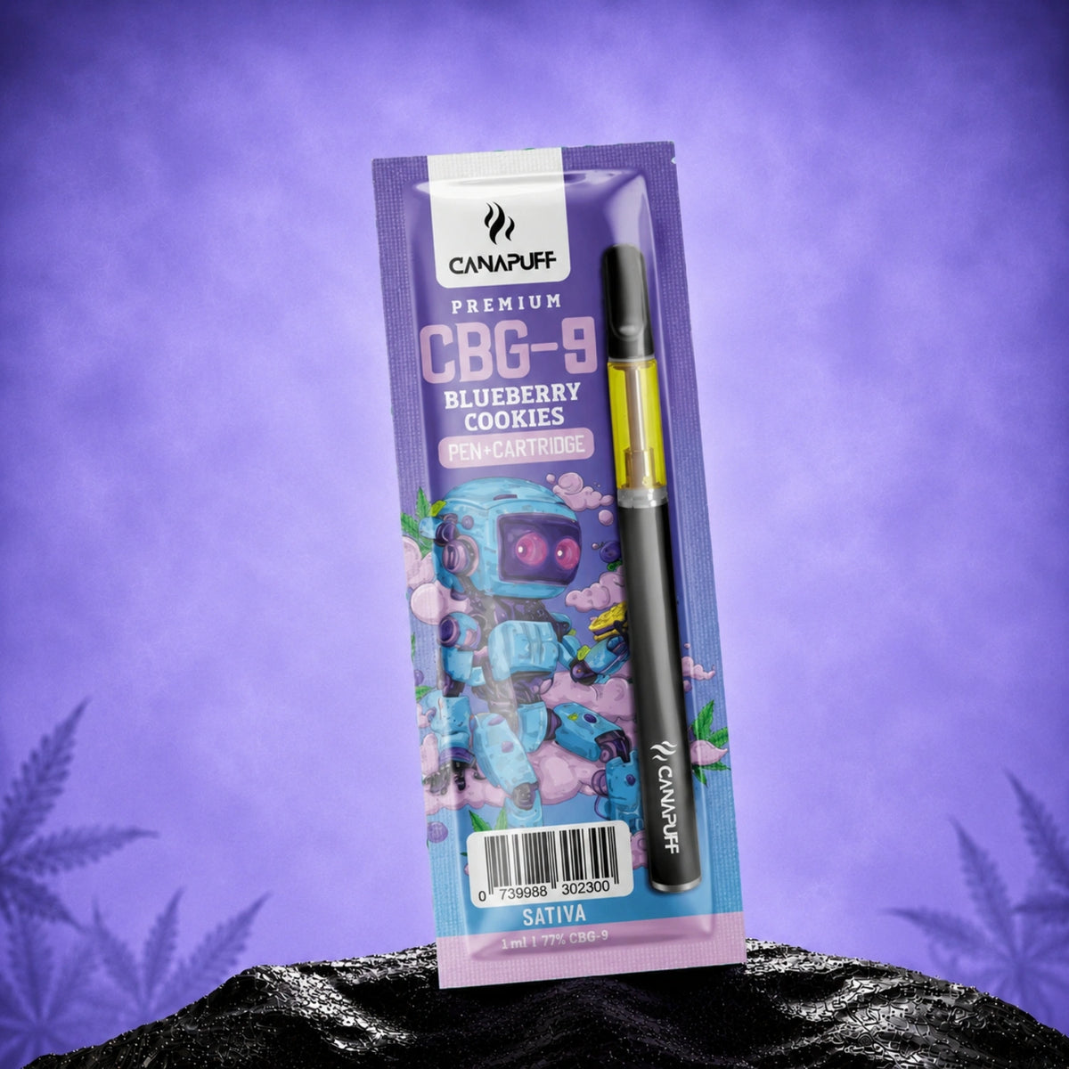 Canapuff CBG-9 Blueberry Cookies pen-cartridge 79%, 1 ml