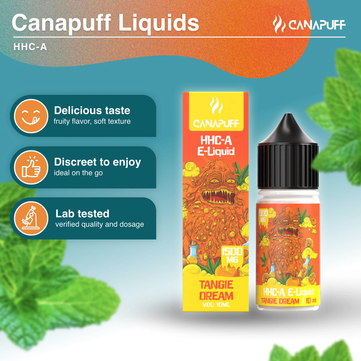 HHC-A Liquid 1.500mg - Tangie Dream - Canapuff