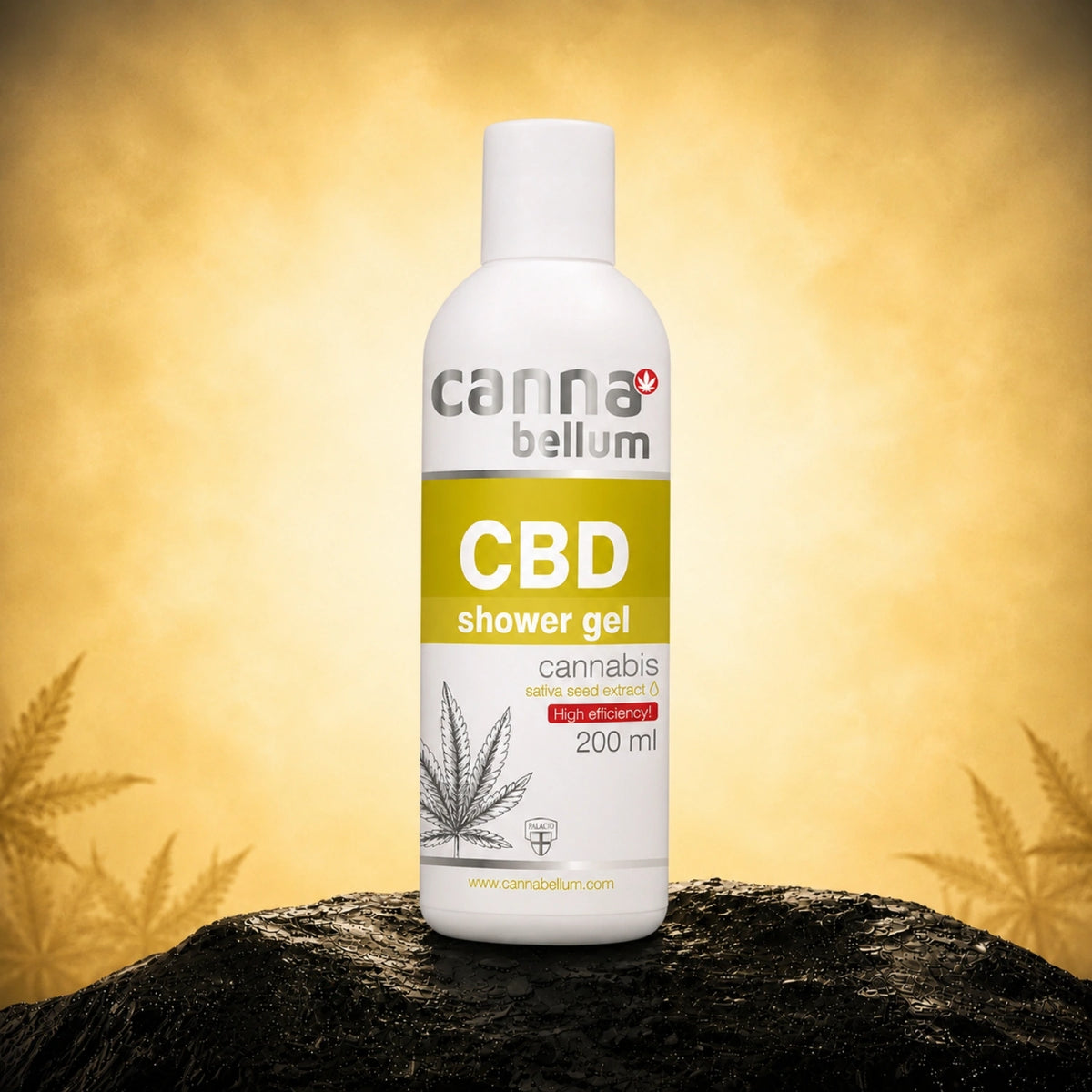 Cannabellum CBD douchegel, 200ml - Palacio – huidverzorgingsproduct