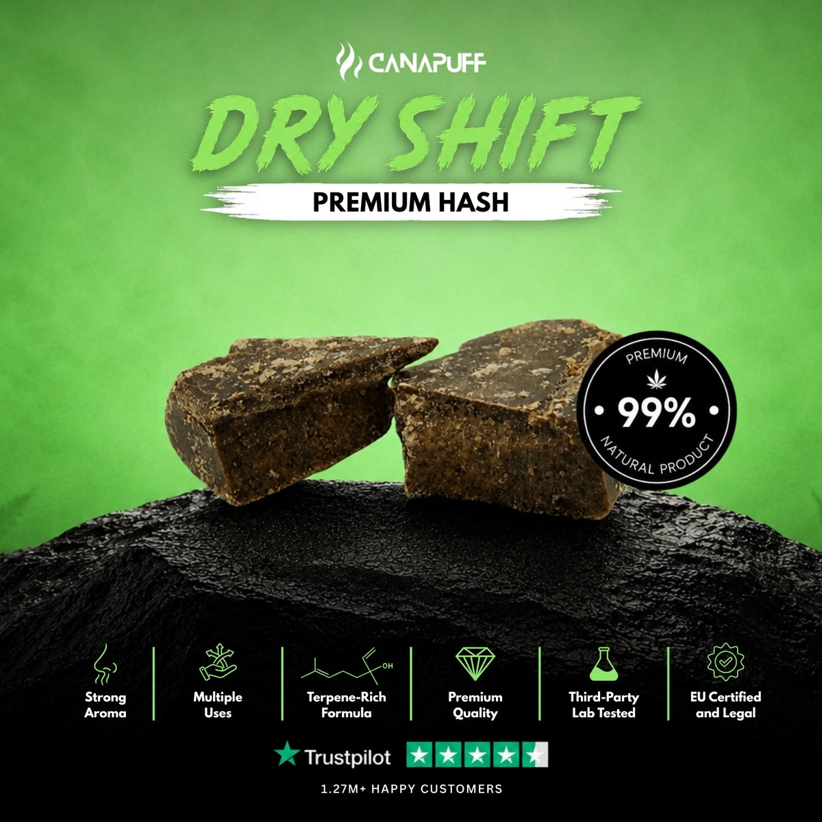 Dry Sift Hash – hasj, foto 2