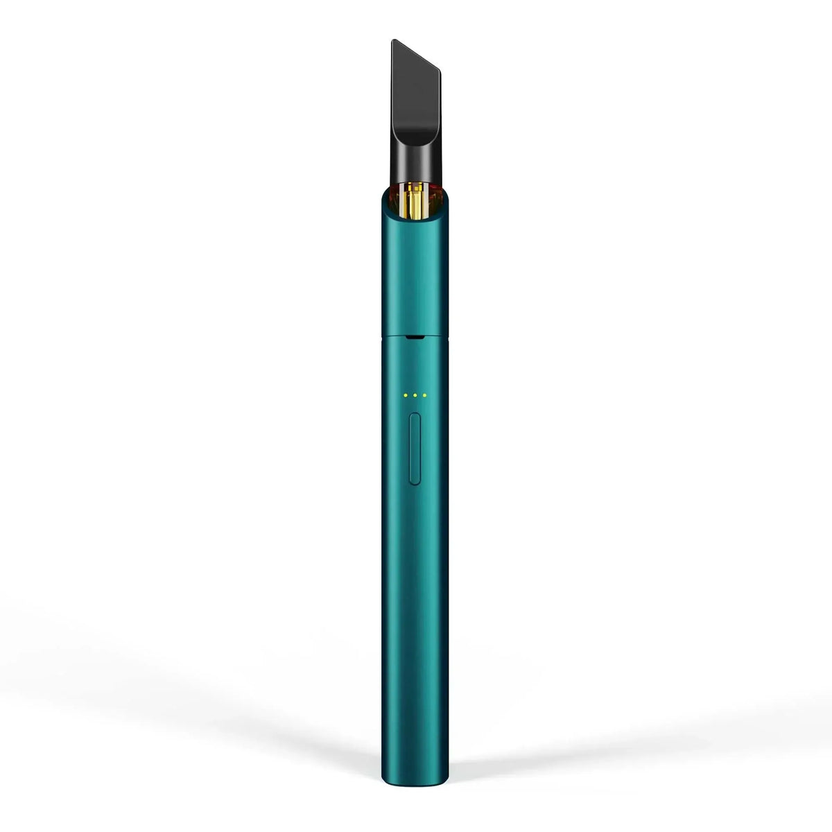 Teal vaporizer Pen met een zwart mondstuk