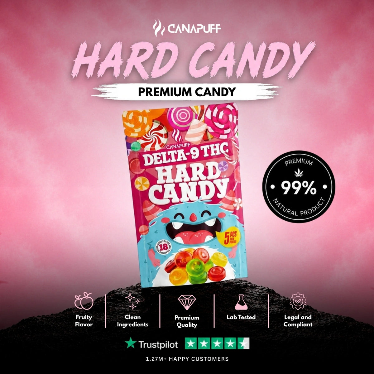 Hard Candy Delta-9 – snoep, foto 2