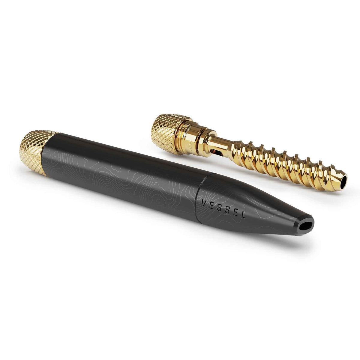Vessel Pen gemonteerd met gouden Helix mondstuk
