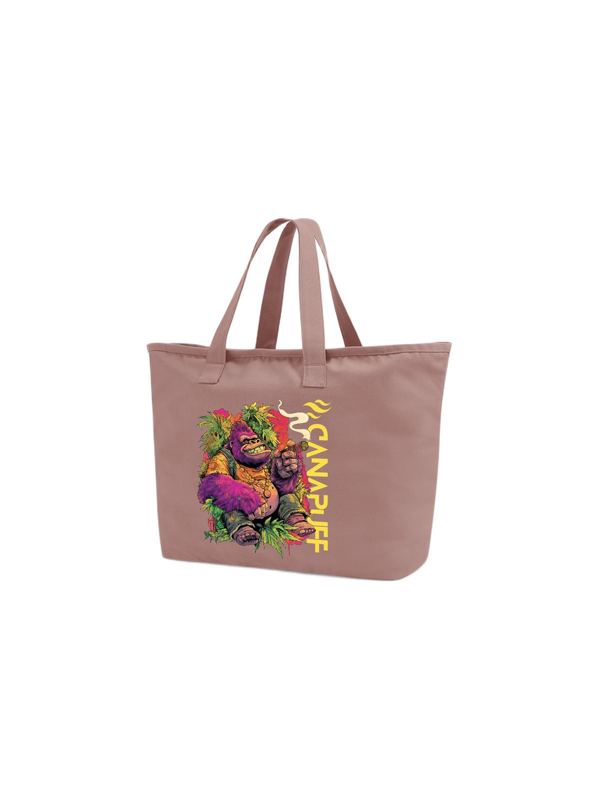 Katoenen tas – Gorilla Kush – Roze