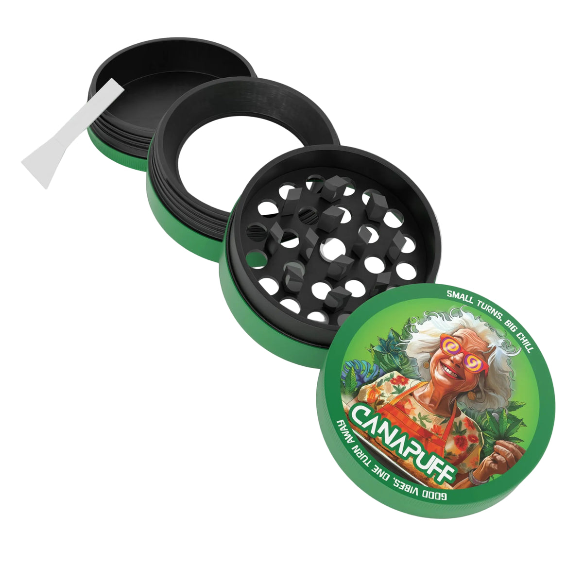 Canapuff Metal Grinder Snicker Doodle, klein