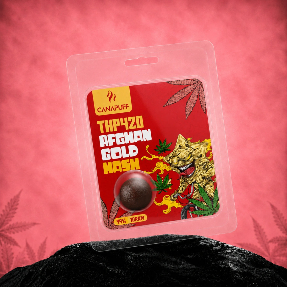Canapuff THP420 Afghan Gold hasj 99%, 1 gram