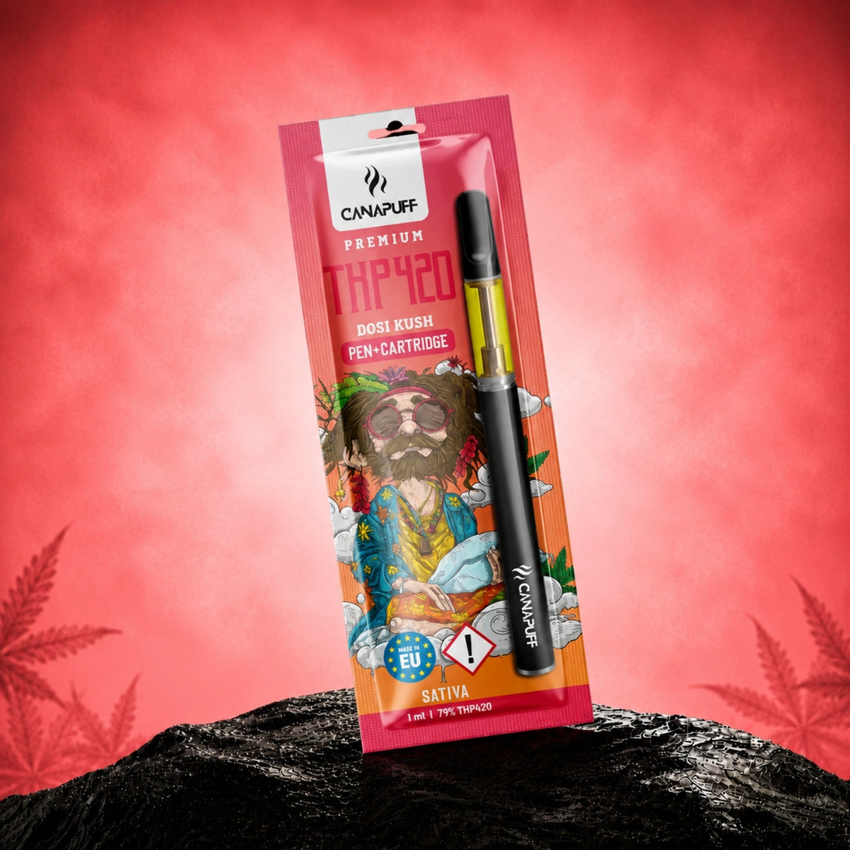 Canapuff THP420 Dosi Kush pen-cartridge 79%, 1 ml