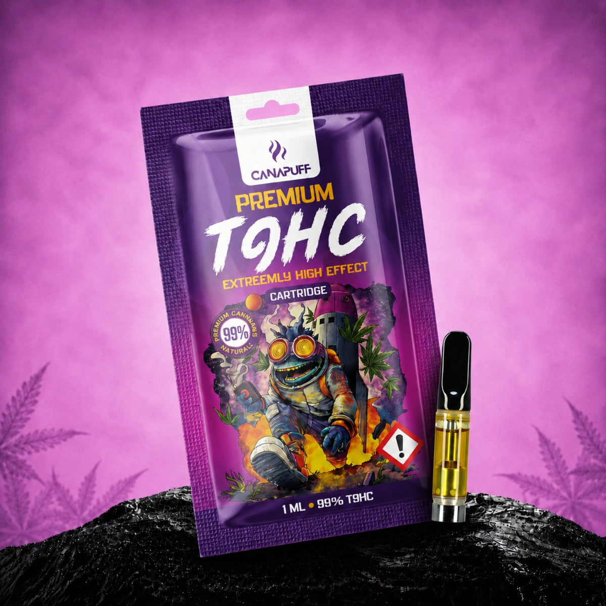 Canapuff TⳊHC Cartridge, 1 ml, 99% sterkte