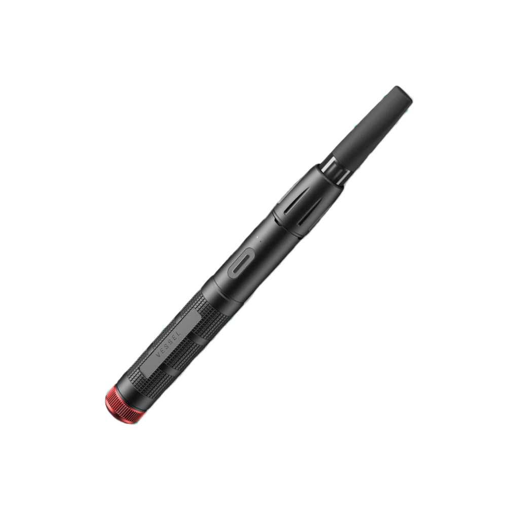 Vessel Expedition Trail Edition vape pen met zwarte en rode afwerking