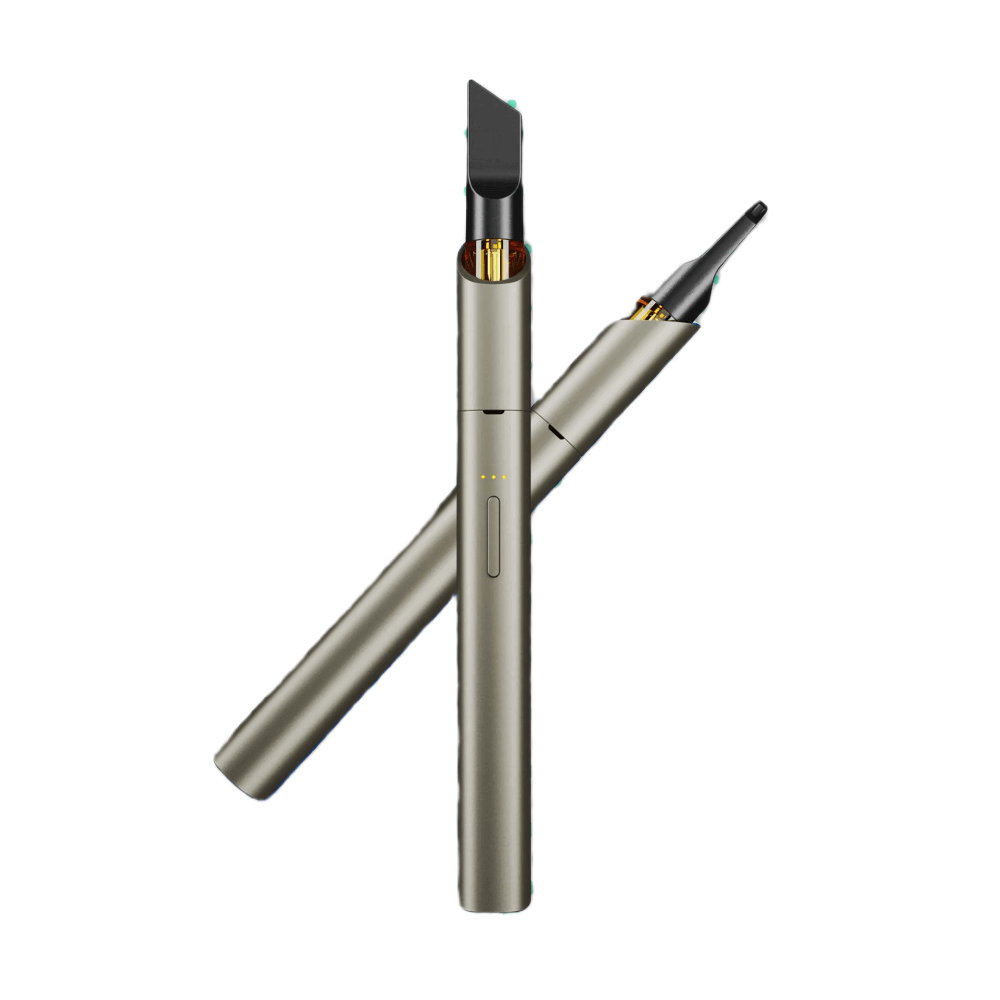 Vessel Vista Edge vape pen in sage met verwisselbare cartridge en batterij