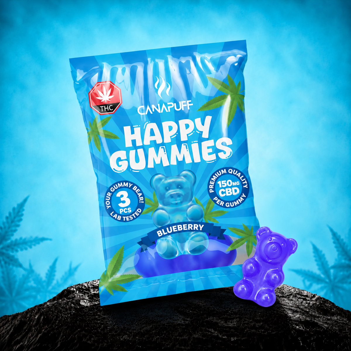 CBD Gummies Bosbes