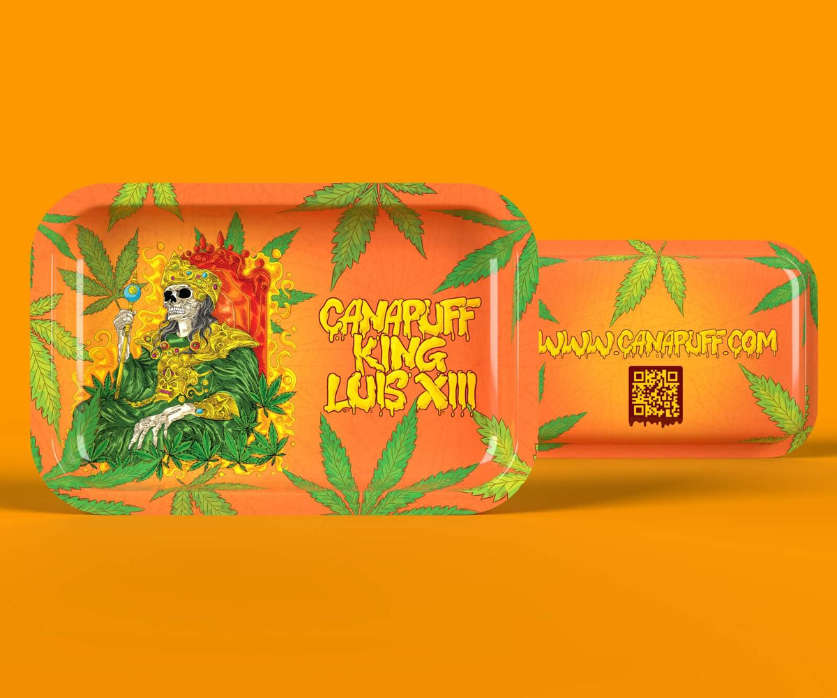Canapuff King Luis XIII rolling tray, extra grote maat
