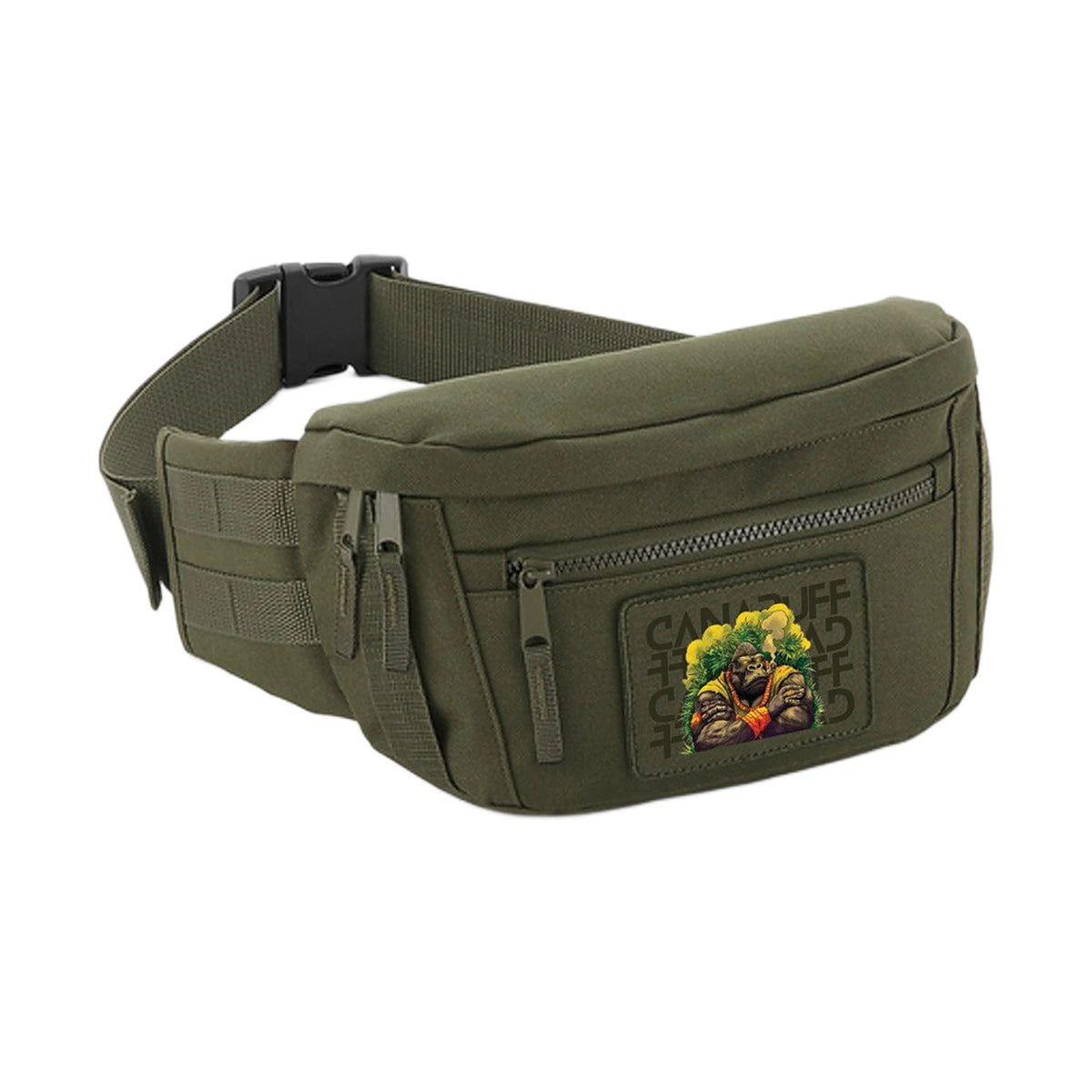 Canapuff Waist Bag – Gorilla Power – Green