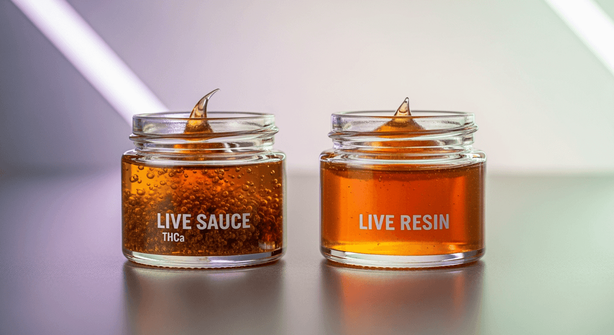 Live Sauce vs Live Resin: Wat is het verschil en welke is beter voor jou?