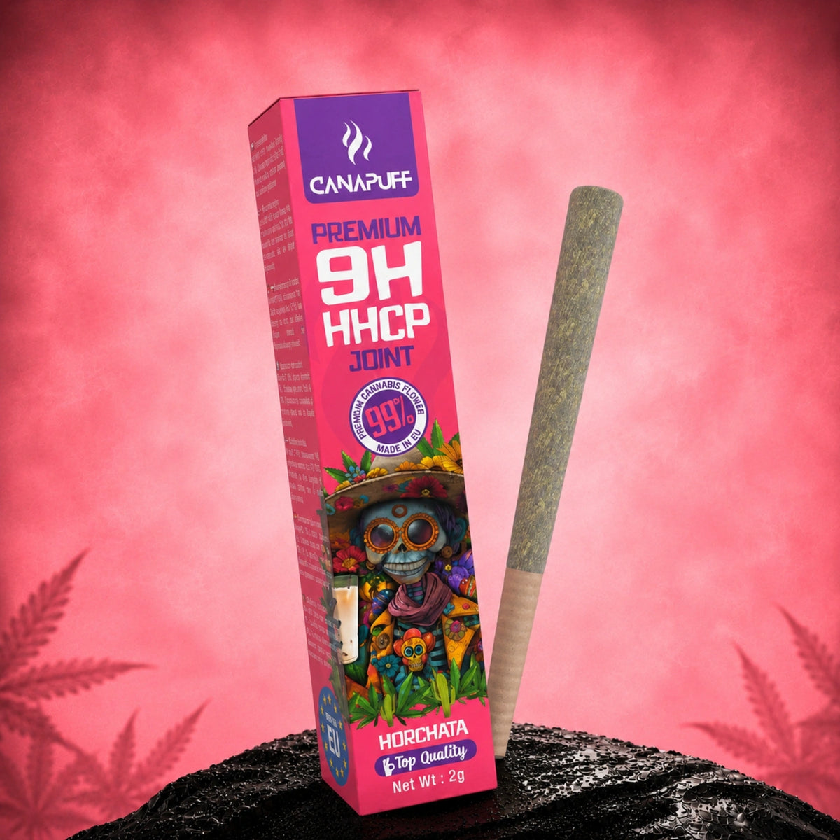 Canapuff 9H-HHCP Joint Horchata 99% 2g met verpakking en voorgedraaide joint