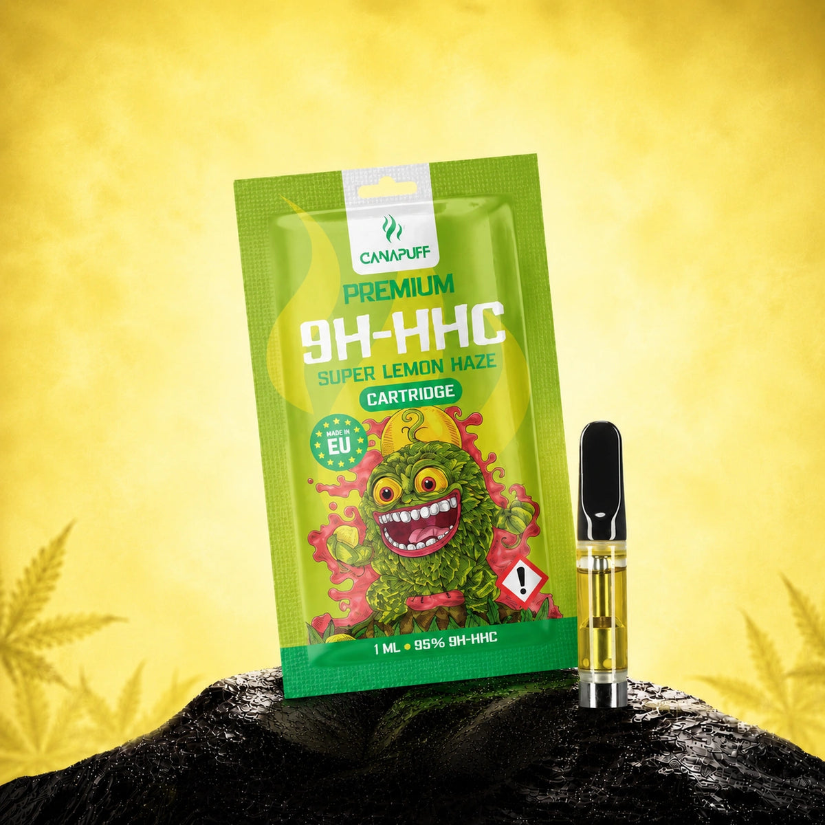 Canapuff 9H-HHC Super Lemon Haze cartridge, 1 ml, 95% sterkte