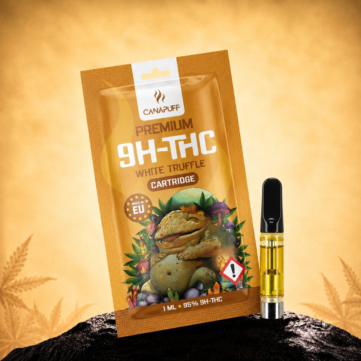 Canapuff 9H-THC White Truffle cartridge, 1 ml, 95% sterkte