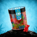 Canapuff CBD Gummies Rest, diverse smaken in pot