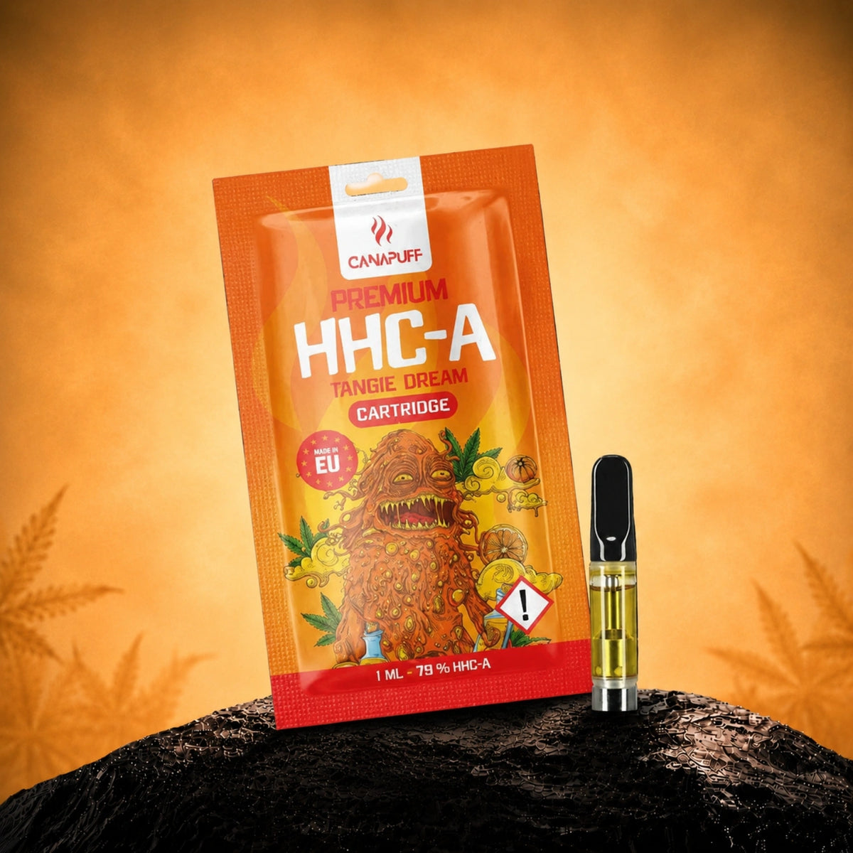 Canapuff HHC-A Tangie Dream Cartridge 1 ml 79%, gemaakt in de EU
