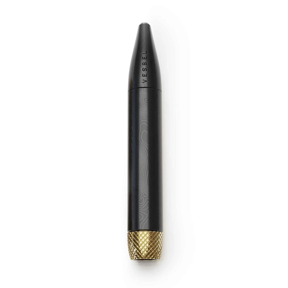 Vessel Pen in zwart met gouden details