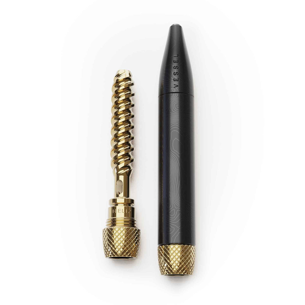 Vessel Pen gedemonteerd zwart ontwerp