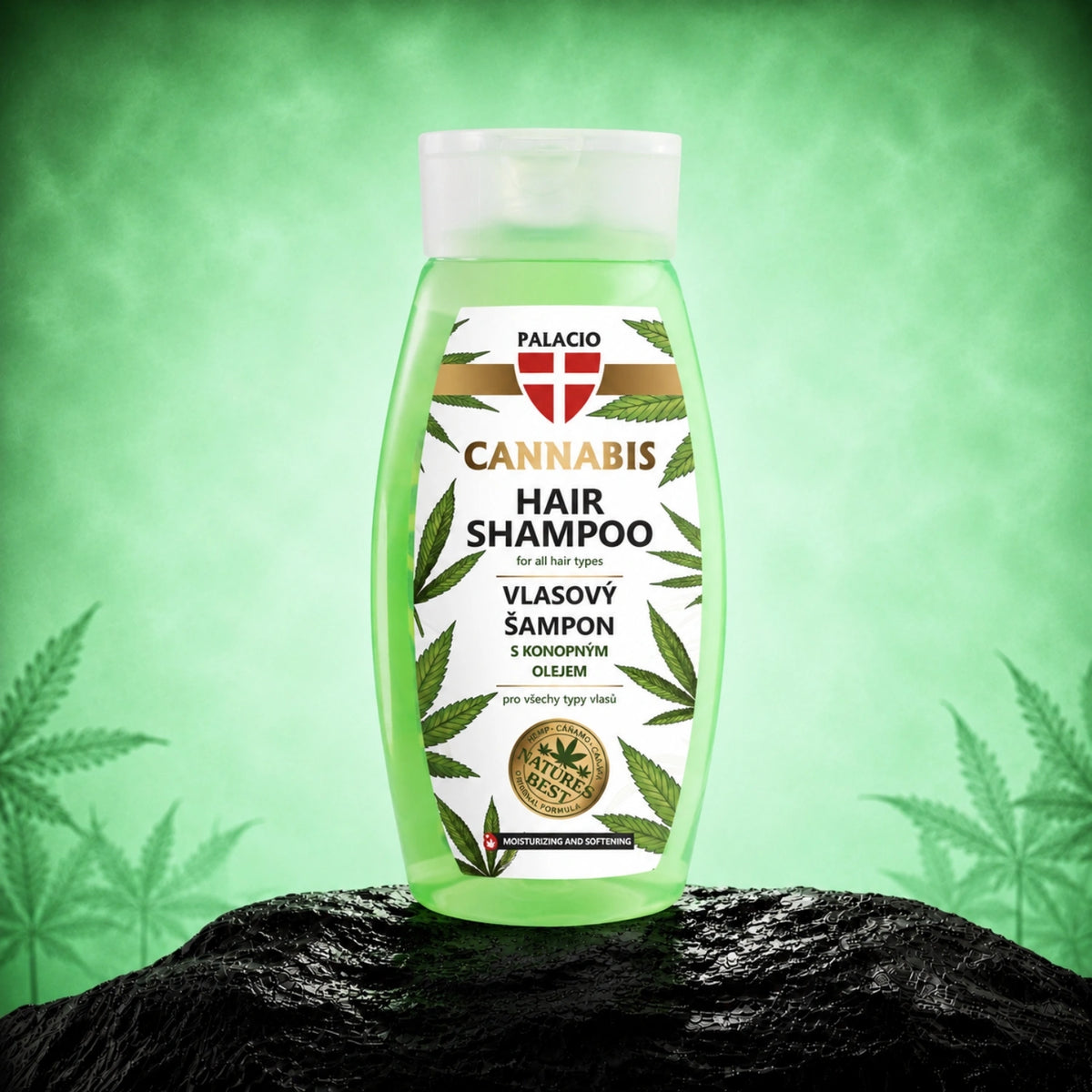 Hennep haarshampoo, 250ml - Palacio – shampoofles