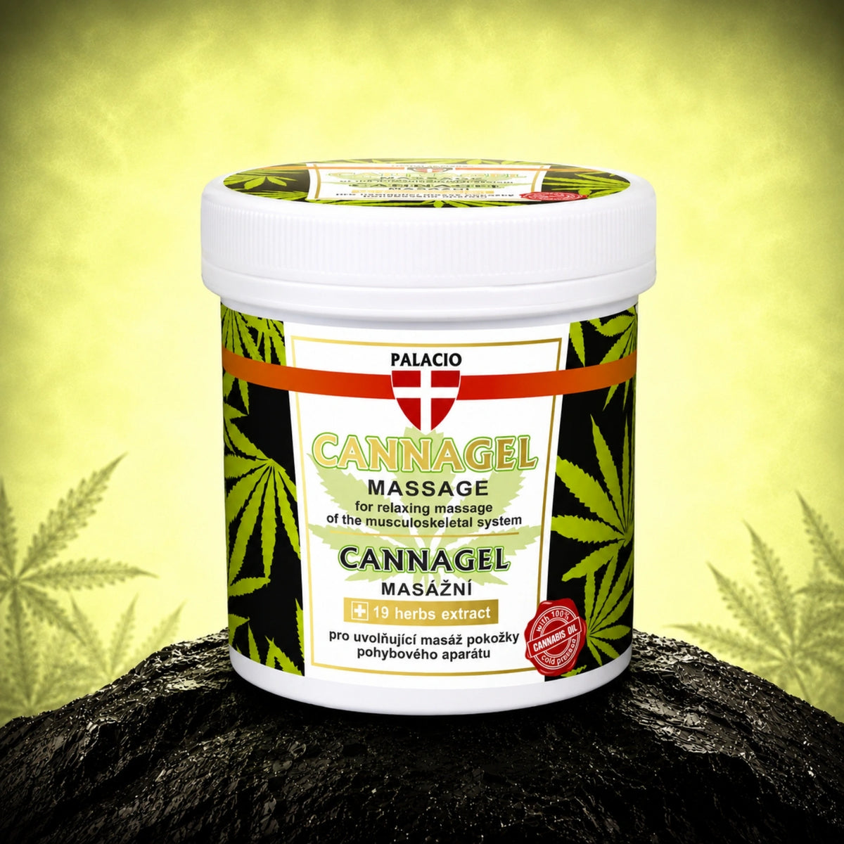 Hennep massagegel CANNAGEL, 250ml - Palacio – massageproduct