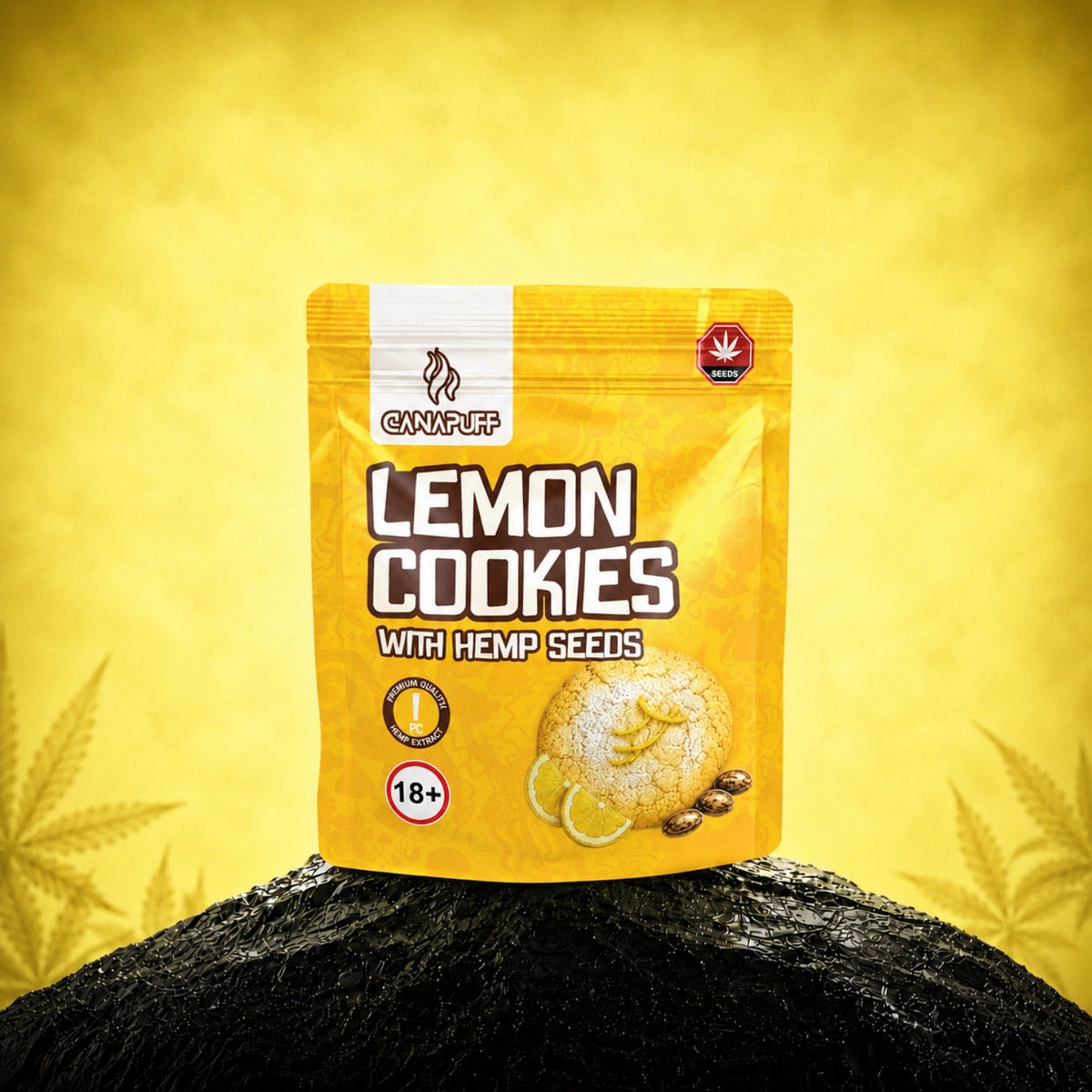Lemon Cookies met hennepzaad – koekjes