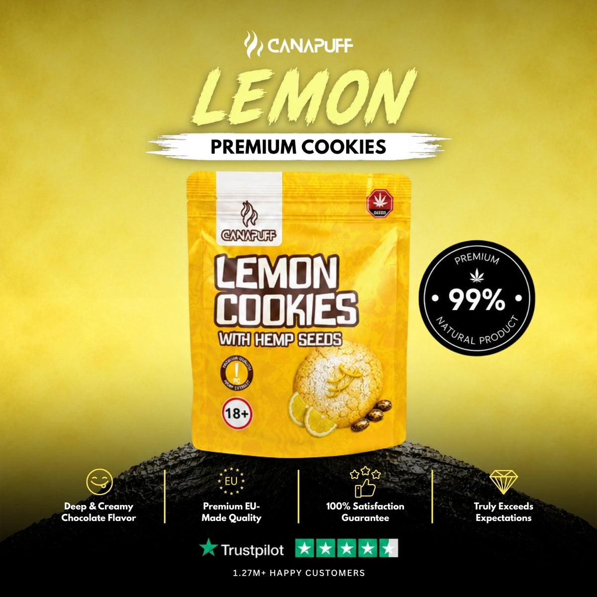 Lemon Cookies met hennepzaad – koekjes, foto 2