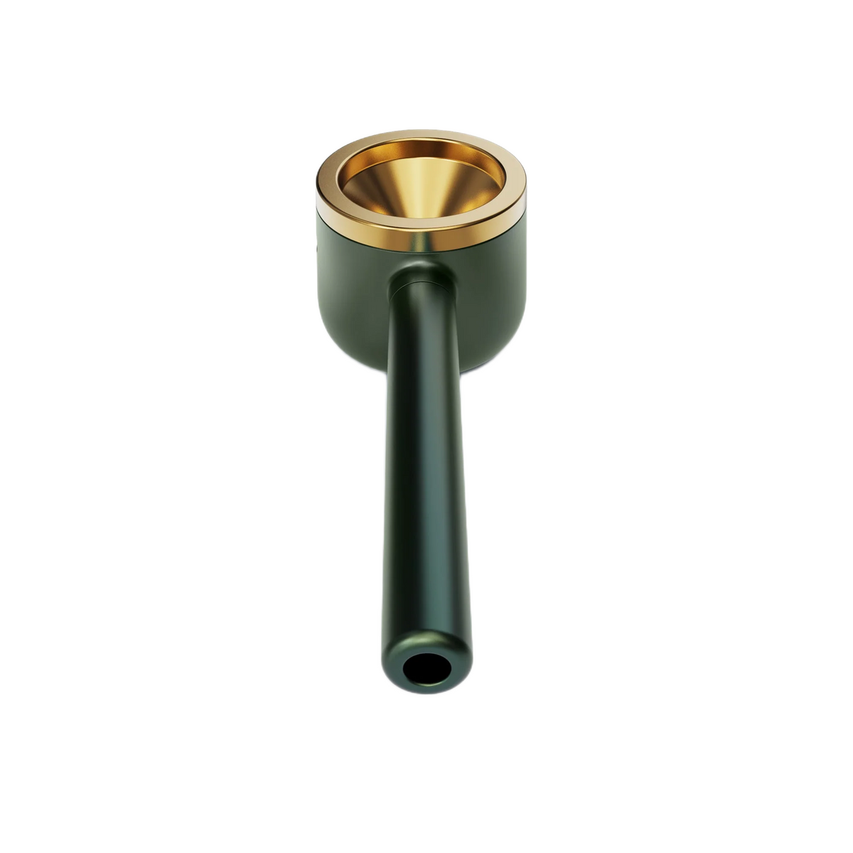 Vessel Pipe Emerald met vergulde kop en matgroene steel