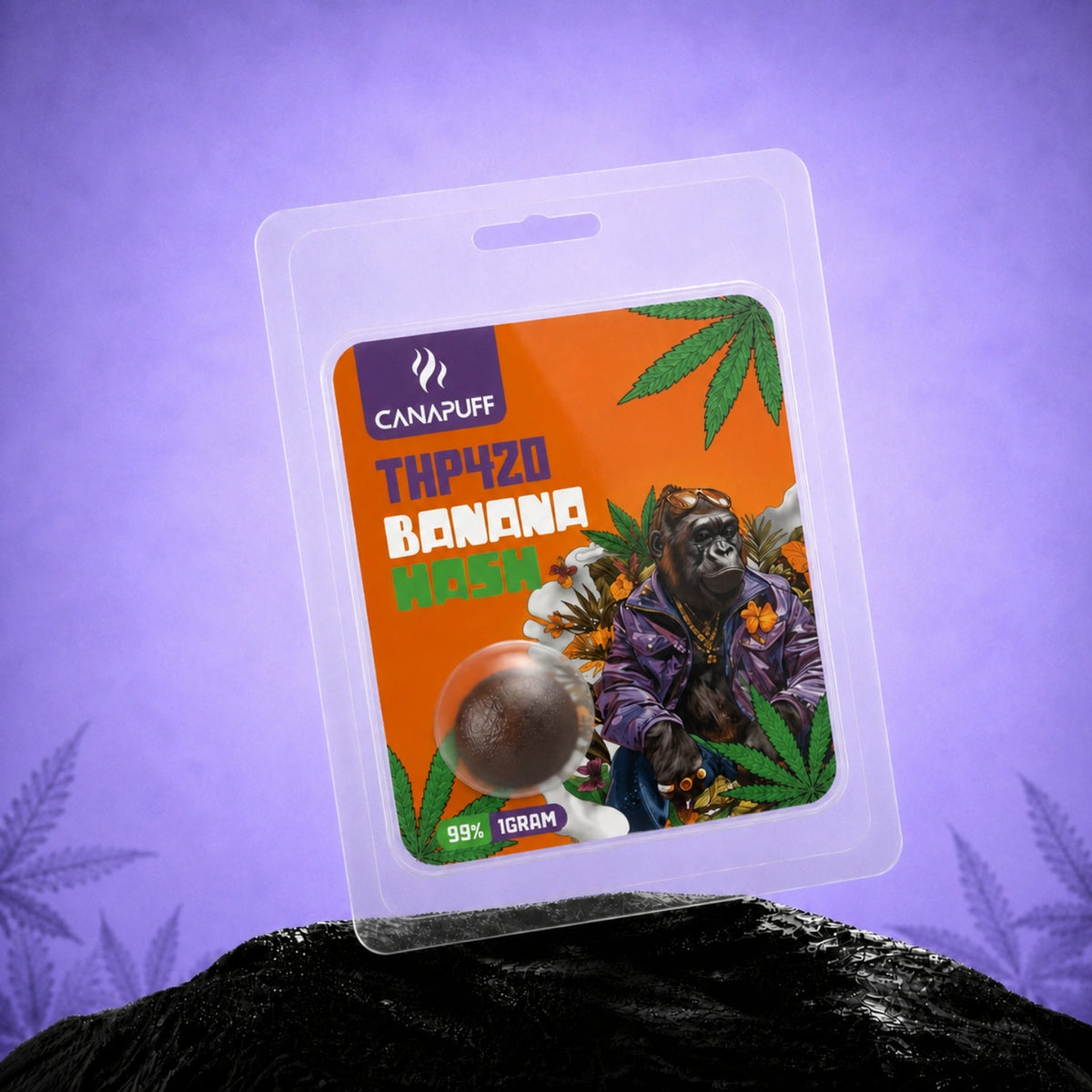 Canapuff THP420 Banana hasj 99% verpakking van 1 gram