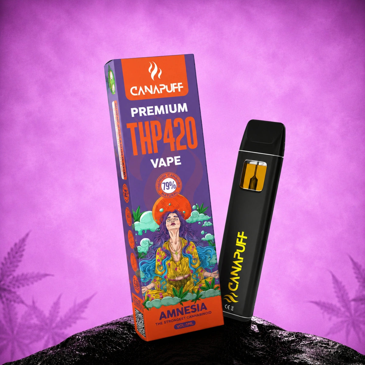 Canapuff THP420 Vape Amnesia 79% 1ml wegwerppen