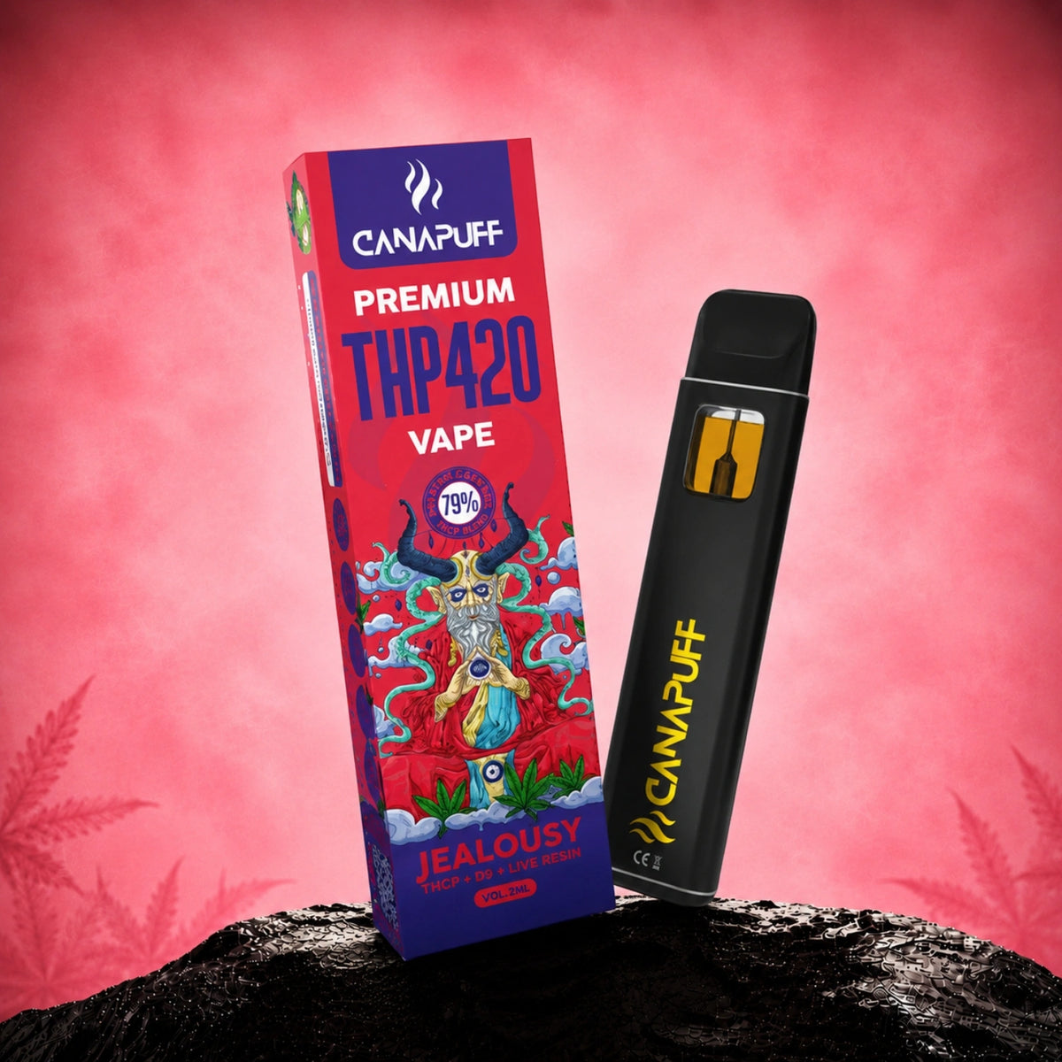 Canapuff THP420 Vape Jealousy 79% 1 ml wegwerppen