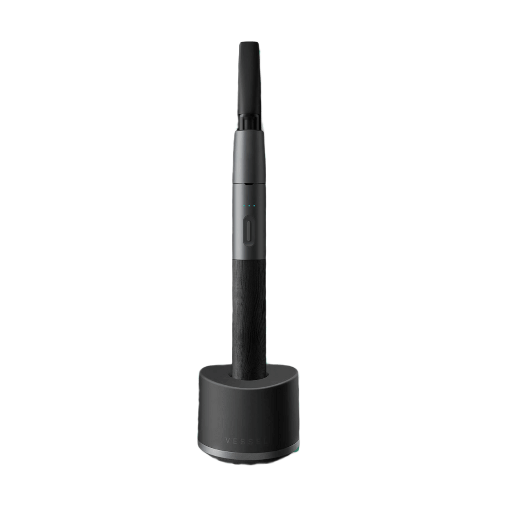 Vessel Craftsman vaporizer pen in slate en blackwood met oplaaddock