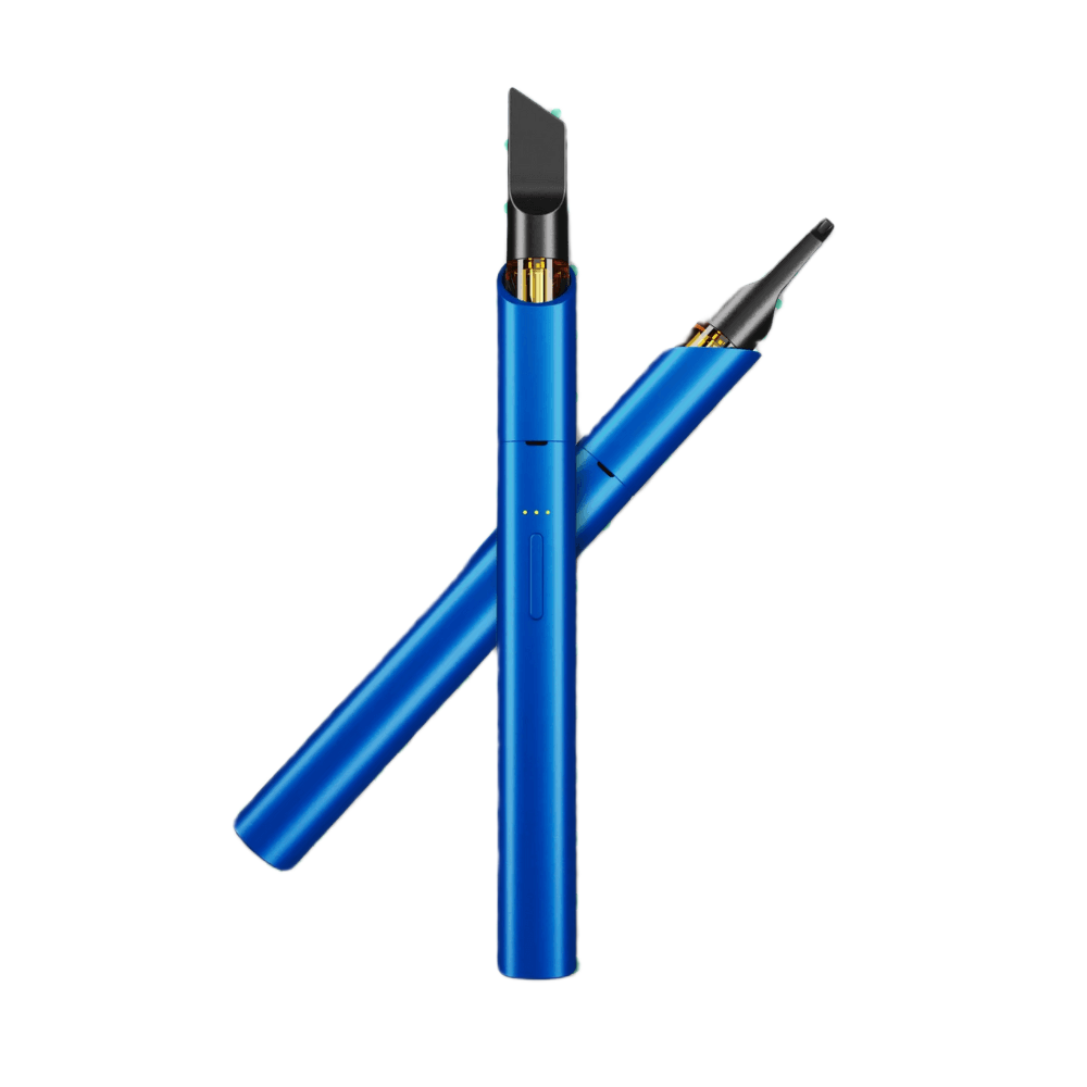 Canapuff Vessel Vista Edge vape pen in kobaltblauw, 2-pack