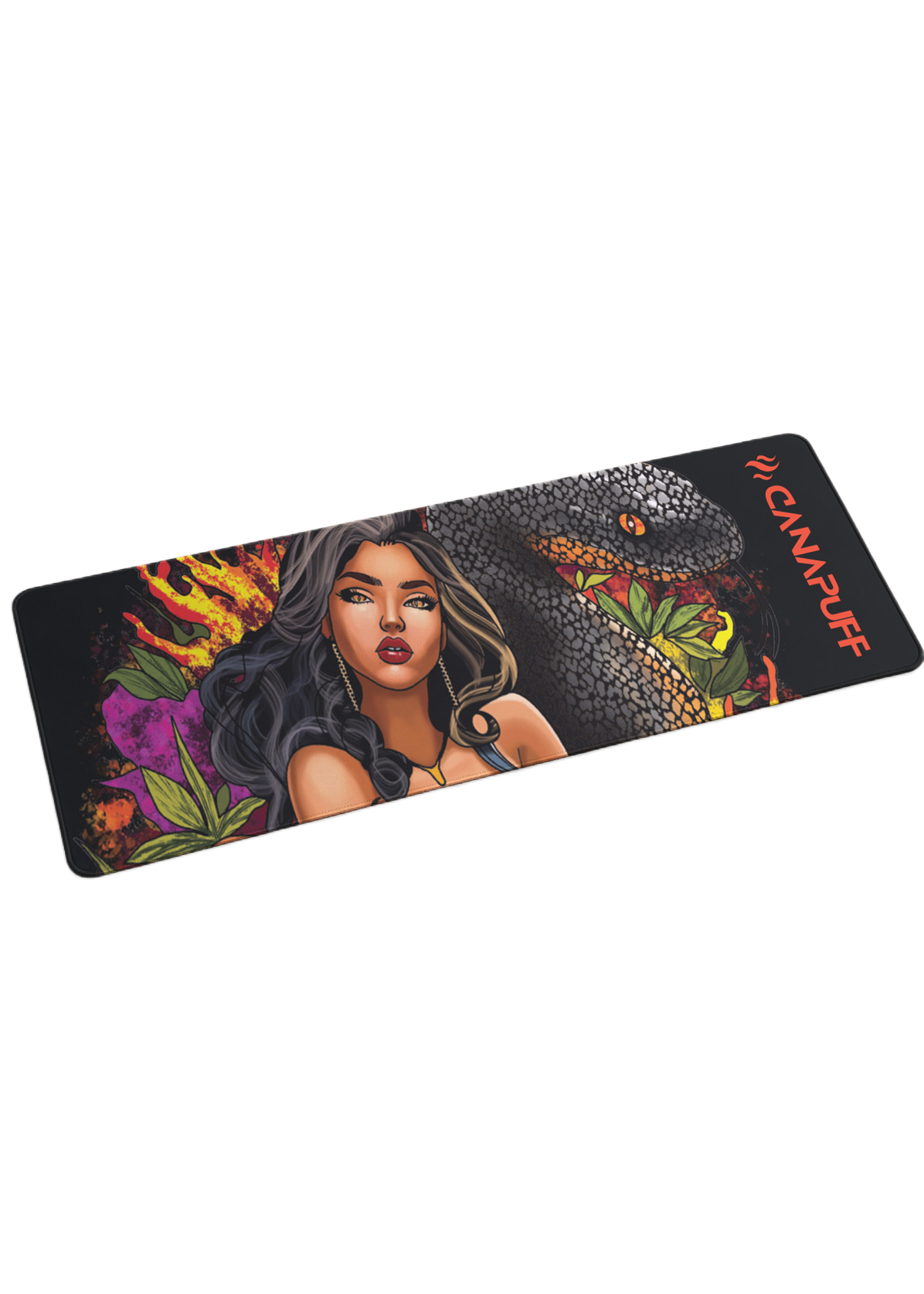 Canapuff Black Mamba muismat met geïllustreerd ontwerp