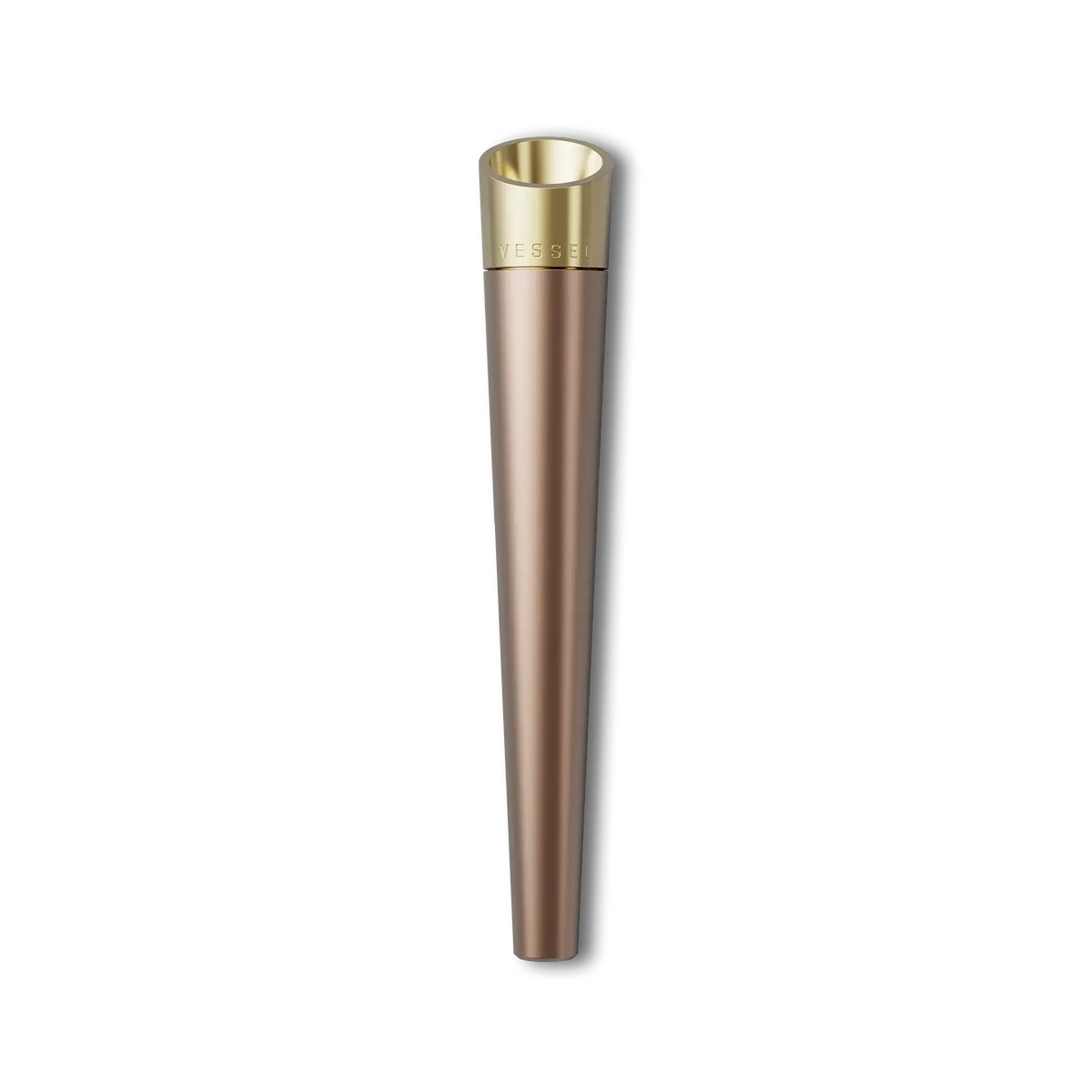 Vessel Pen in roségoud met gouden accenten