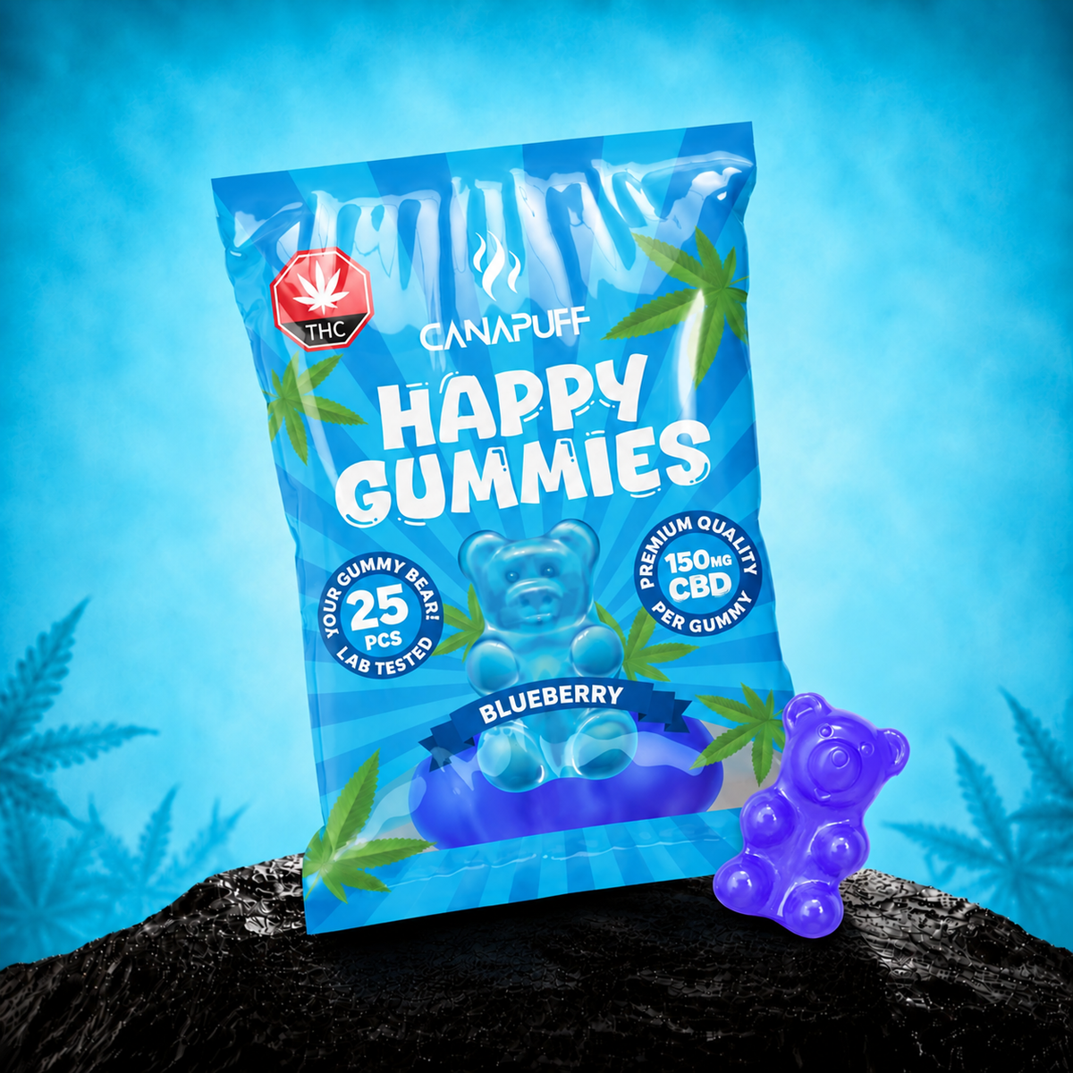 CBD Gummies Bosbes