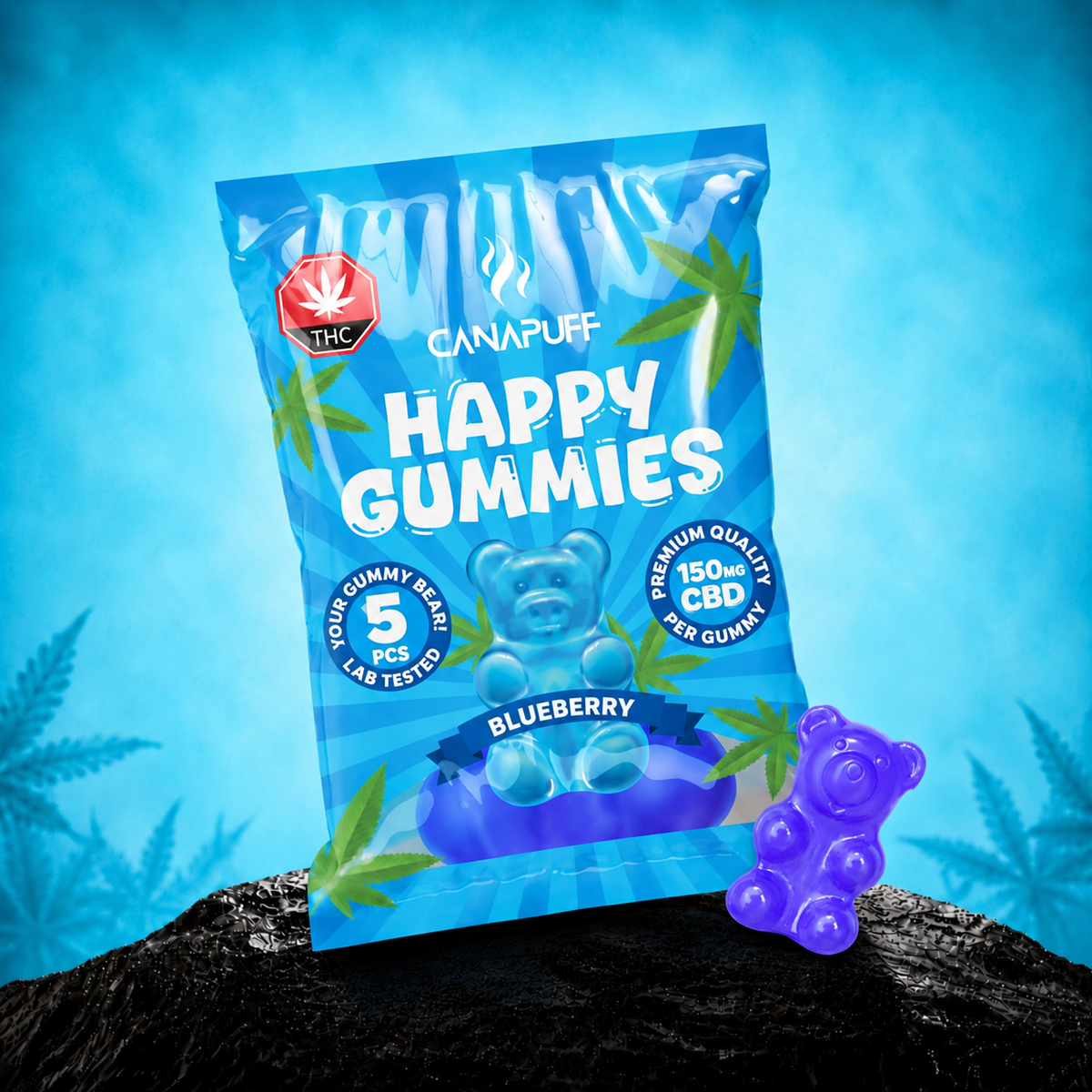 CBD Gummies Bosbes