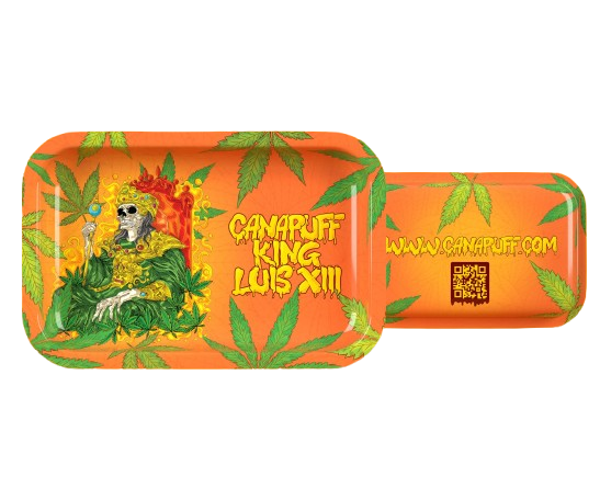 Canapuff King Luis XIII rolling tray, extra groot