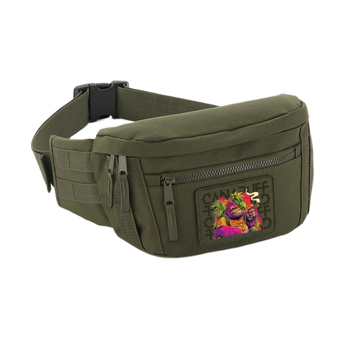 Canapuff Waist Bag – Gorilla Kush – Green